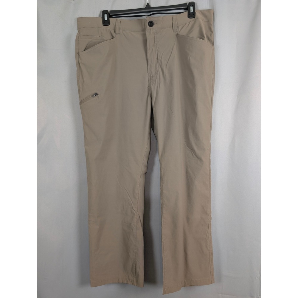Orvis Tech Performance Pants Mens 40x30 Khaki Excellent